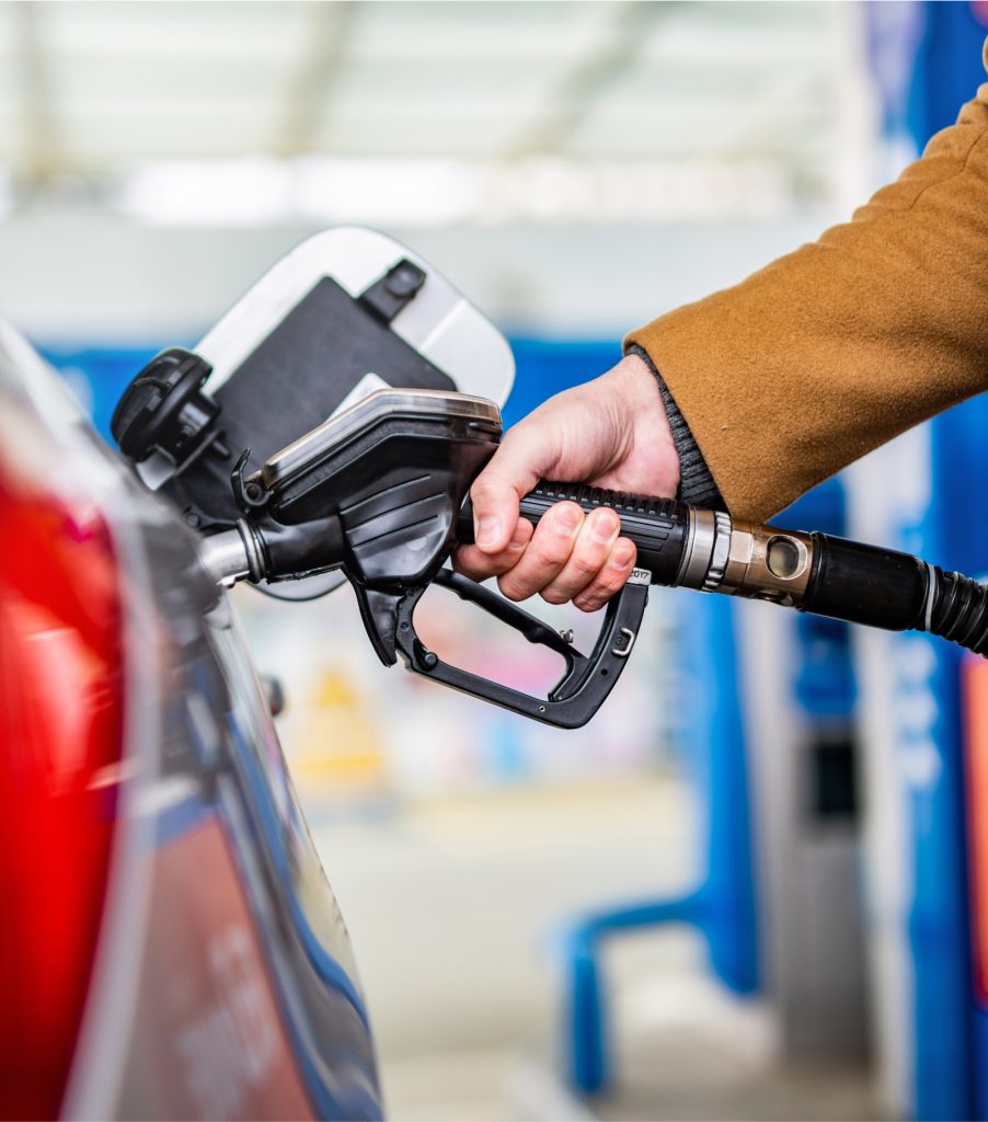 Visuel carburant dans un réservoir